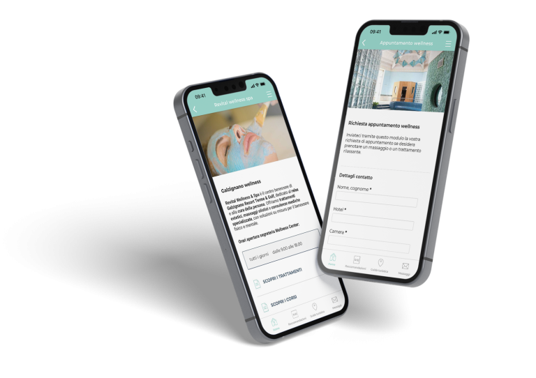 Funzione di upselling Guida digitale per gli ospiti